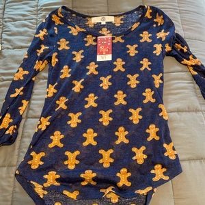 Gingerbread shirt NWT